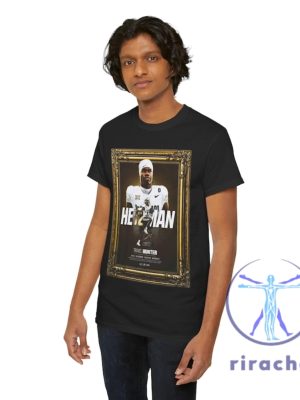 Travis Hunter 2024 He12man Winner Unisex Tee Shirt Hoodie Sweatshirt Gifts For Fan Men Women Apparel Game Day Tee Shirts Tshirt Unique riracha 9