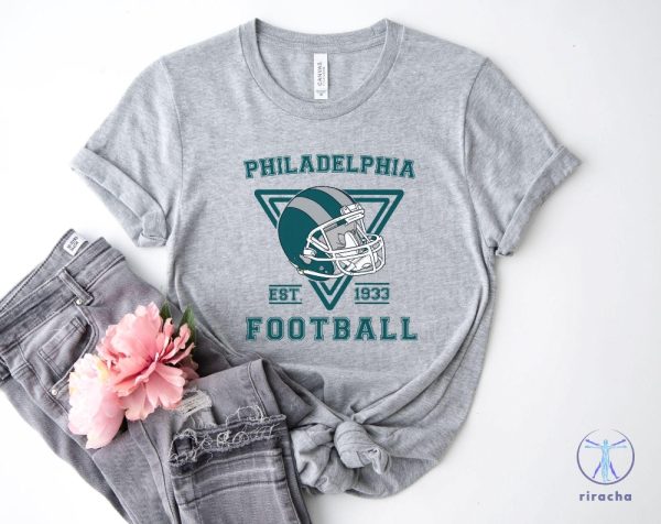 Philadelphia Eagles Football Shirt Hoodie Sweatshirt Gifts For Fan Mens Womens Crewneck Retro Eagles Shirts Gift Game Day Sweater Unique riracha 1 2