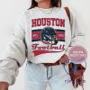 Houston Cougars Football Sweatshirt Tshirt Hoodie Vintage Houston Crewneck Tee Shirts Retro Houston Sweater Pullover Gifts For Fan Mens Womens riracha 1