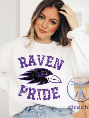 Baltimore Ravens Sweatshirt Hoodie Tshirt Sweater Purple Raven Shirts Gifts For Fan Raven Pride Go Ravens Mens Womens Birthdays Team Gift Unique riracha 1 6