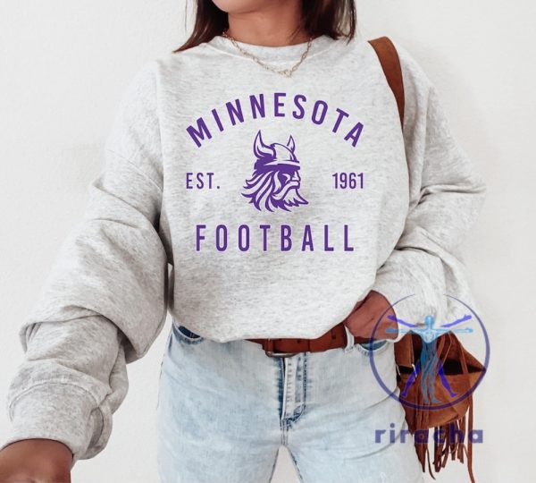 Minnesota Vikings Football Crewneck Sweatshirt Tshirt Hoodie Gifts For Fan Mens Womens The Vikes Sweater Crewneck Tee Birthday Gift Unique riracha 1