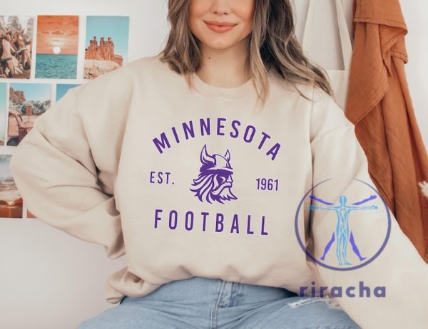 Minnesota Vikings Football Crewneck Sweatshirt Tshirt Hoodie Gifts For Fan Mens Womens The Vikes Sweater Crewneck Tee Birthday Gift Unique riracha 1 2