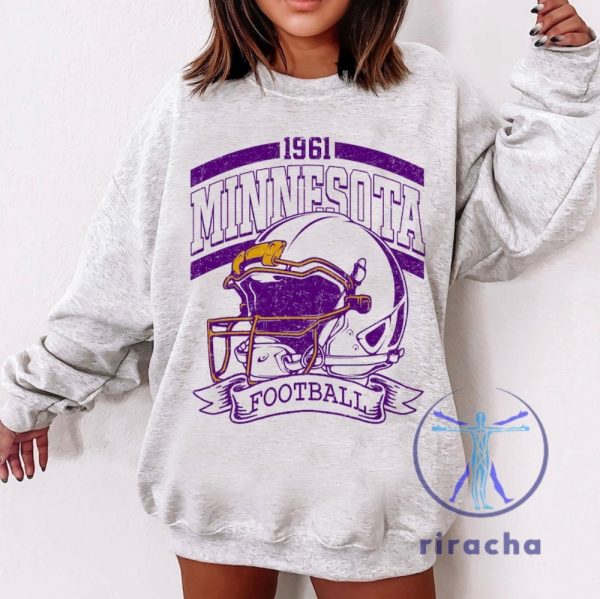 Vintage 90S Style Minnesota Vikings Football Sweatshirt Hoodie Tshirt Game Day Shirts Team Tee Shirts Sunday Minnesota Sweater Pullover Hoodies riracha 1