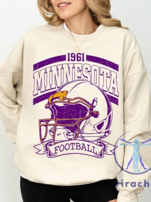 Vintage 90S Style Minnesota Vikings Football Sweatshirt Hoodie Tshirt Game Day Shirts Team Tee Shirts Sunday Minnesota Sweater Pullover Hoodies riracha 1 4