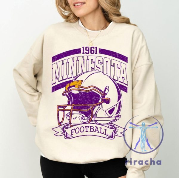 Vintage 90S Style Minnesota Vikings Football Sweatshirt Hoodie Tshirt Game Day Shirts Team Tee Shirts Sunday Minnesota Sweater Pullover Hoodies riracha 1 4