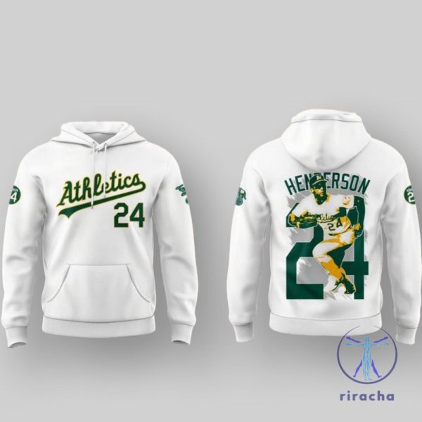 Athletics Rickey Henderson Forever 24 Special Hoodies Tshirt Sweatshirt Gifts For Fan Special Mens Womens Sweater Pullover Unique riracha 1