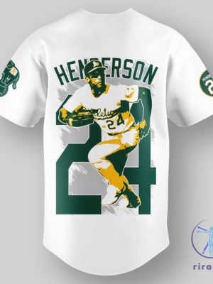 Athletics Rickey Henderson 24 Special Jersey Baseball Shirt Gifts For Fan Mens Womens Unique riracha 1 1