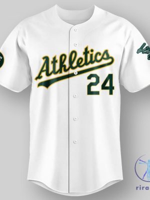 Athletics Rickey Henderson 24 Special Jersey Baseball Shirt Gifts For Fan Mens Womens Unique riracha 1 2