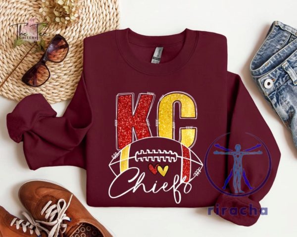 Kansas City Chiefs Sweatshirt Hoodie Tshirt Gift For Fan Mens Womens Crewneck Game Day Sweater Chiefs Jersey Sweaters Pullover Hoodies Unique riracha 1 4