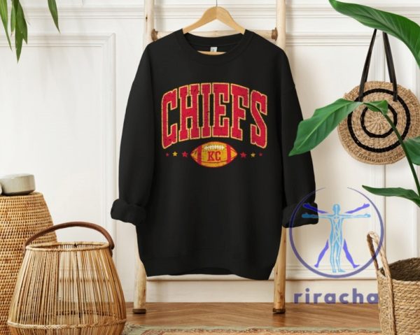 Kansas City Chiefs Retro Grunge Crewneck Sweatshirt Tshirt Hoodie Gifts For Fan Mens Womens Tee Shirts Birthday Gift Sweater Pullover Hoodies riracha 1