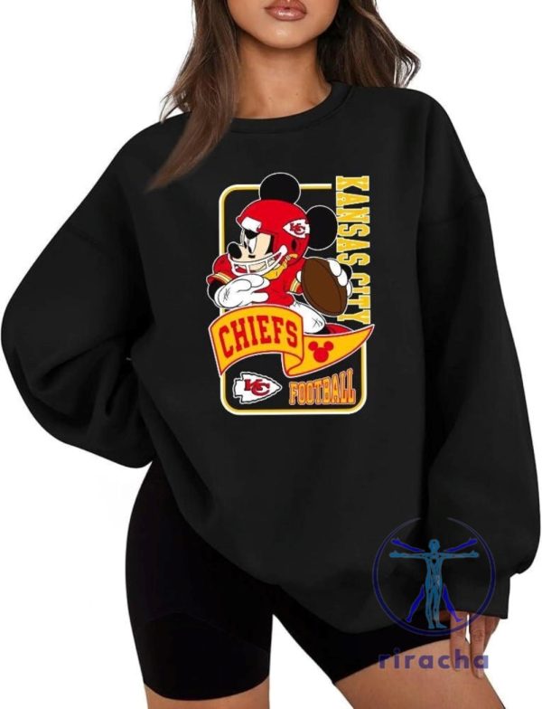 Mickey Mouse Kansas City Chiefs Sweatshirt Hoodie Tshirt Gifts For Fan Mens Womens Chiefs Disney Sweatshirts Kc Chiefs Sweater Pullover Hoodies riracha 1