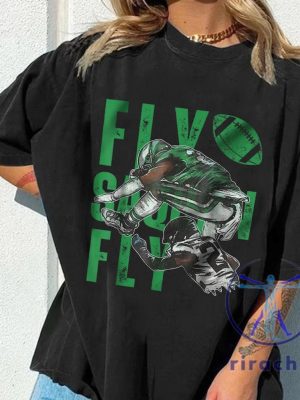 Fly Saquon Fly Eagles Barkley The Reverse Hurdle 2024 Men Shirt Hoodie Sweatshirt Philadelphia Eagles Saquon Barkley Tee Gifts For Fan Unique riracha 1 1