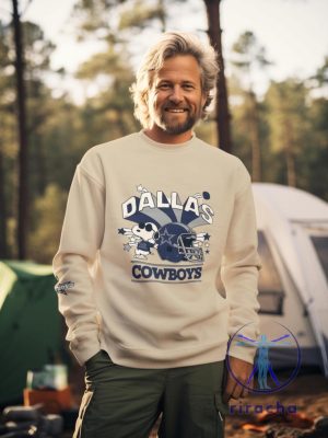 Dallas Cowboys Snoopy Sweatshirt Tshirt Hoodie Gift For Fan Nfl Team Apparel Football Lover Gift Team Mascot Graphic Pullover Unique riracha 1 1