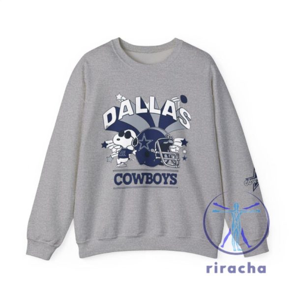 Dallas Cowboys Snoopy Sweatshirt Tshirt Hoodie Gift For Fan Nfl Team Apparel Football Lover Gift Team Mascot Graphic Pullover Unique riracha 1 2