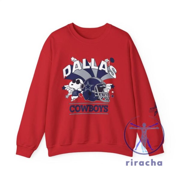 Dallas Cowboys Snoopy Sweatshirt Tshirt Hoodie Gift For Fan Nfl Team Apparel Football Lover Gift Team Mascot Graphic Pullover Unique riracha 1 8