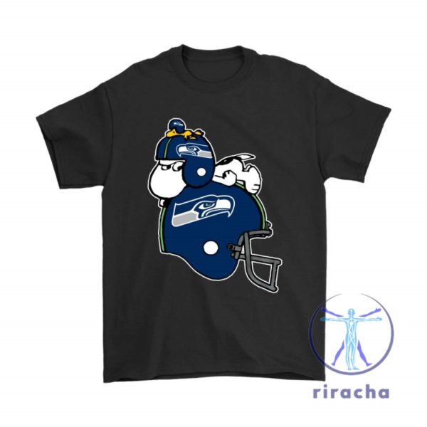 Snoopy And Woodstock Resting On Seattle Seahawks Helmet Shirts Hoodie Tshirt Sweatshirt Tee Gift For Nfl Lover Hoodies Unique riracha 1