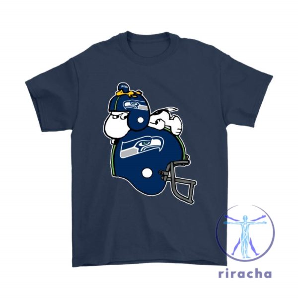 Snoopy And Woodstock Resting On Seattle Seahawks Helmet Shirts Hoodie Tshirt Sweatshirt Tee Gift For Nfl Lover Hoodies Unique riracha 1 2