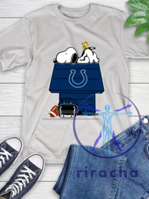 Indianapolis Colts Football Snoopy Woodstock The Peanuts Movie Tshirt Hoodie Sweatshirt Tee Gift For Fan Nfl Hoodies Unique riracha 1 1