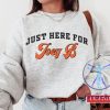 Just Here For Joey B Shirt Hoodie Sweatshirt Cincinnati Bengal Football Crewneck Sweatshirts Custom Team Tee Gift For Fan Mens Womens riracha 1