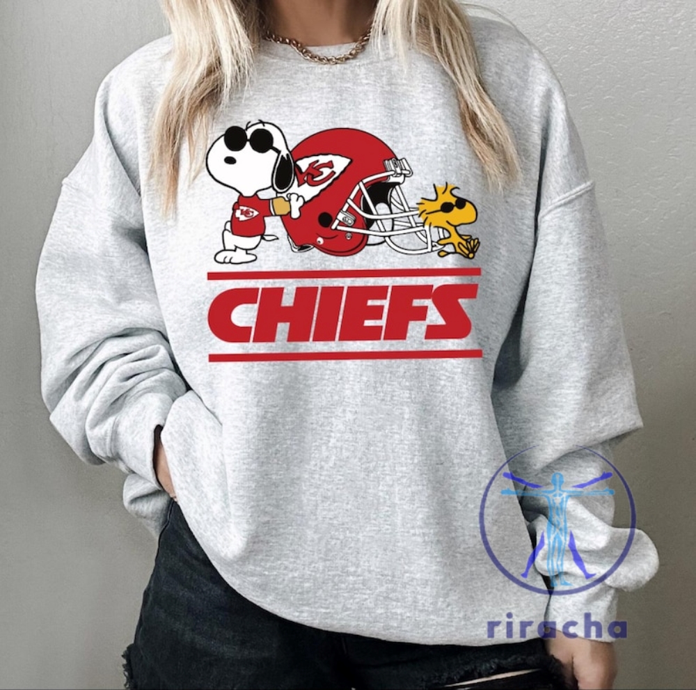 Kansas City Chiefs Snoopy Sweatshirt Hoodie Tshirt Kc Chiefs Football Sweatshirts Sweater Gift For Fan Men Women Pullover Hoodies Unique