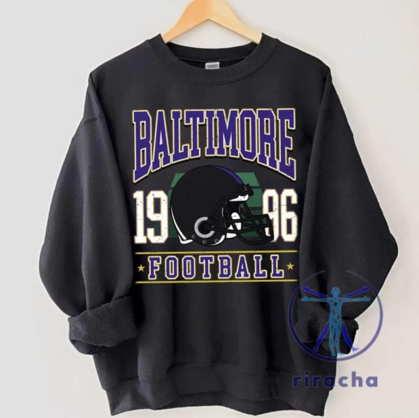 Baltimore Ravens Vintage Sweatshirt Hoodie Tshirt Retro Baltimore Football Crewneck Tee Gifts For Fan Mens Womens Crewneck Unique riracha 1