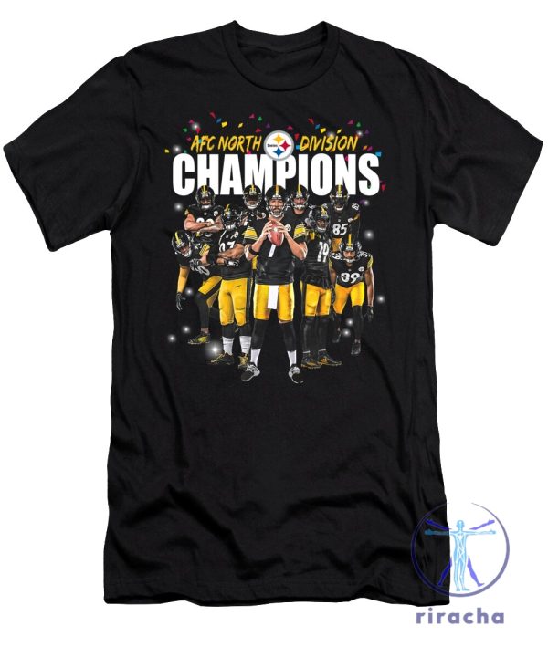 Pittsburgh Steelers Afc North Division Champions Tshirt Hoodie Sweatshirt Tee Gift For Fan Sweater Pullover Hoodies Unique riracha 1