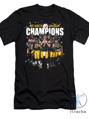 Pittsburgh Steelers Afc North Division Champions Tshirt Hoodie Sweatshirt Tee Gift For Fan Sweater Pullover Hoodies Unique riracha 1 1