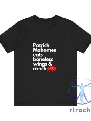 Buffalo Bills Funny Patrick Mahomes Eats Boneless Wings And Ranch Tshirt Hoodie Sweatshirt Tee Gift For Bills Mafia Gameday Sweater Unique riracha 1 1