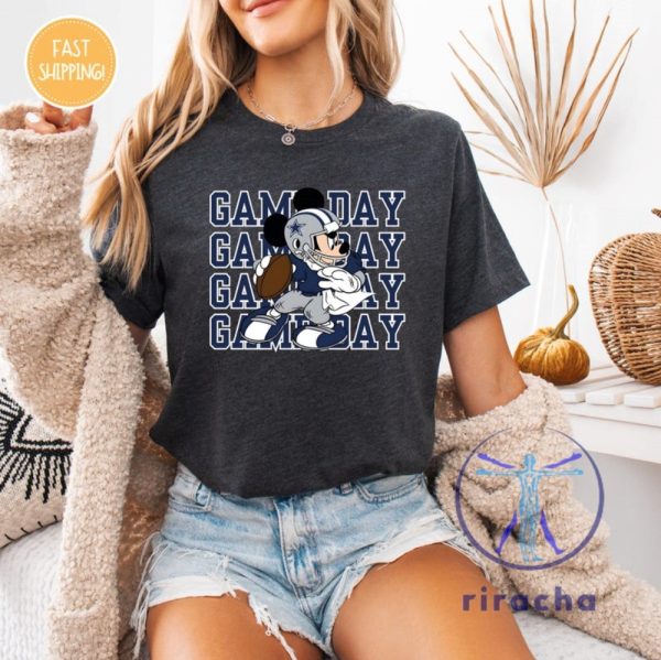 Dallas Cowboys Game Day Mickey Shirts Hoodie Sweatshirt Game Day Tshirt Dallas Tee Gift For Fan Crewneck Pullover Hoodies Unique riracha 1 1