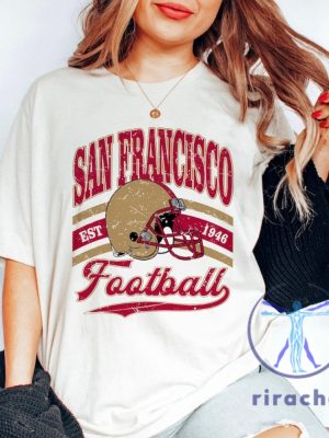 Retro San Francisco 49Ers 90S Style Tshirt Hoodie Sweatshirt Tee Gift For Fan Super Bowl Champions Sweater Pullover Hoodies Unique riracha 1 1