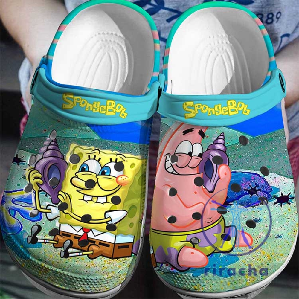 Spongebob Squarepants Crocs 3D Clogs Shoes Footwear Gifts For Mens Womens Unique