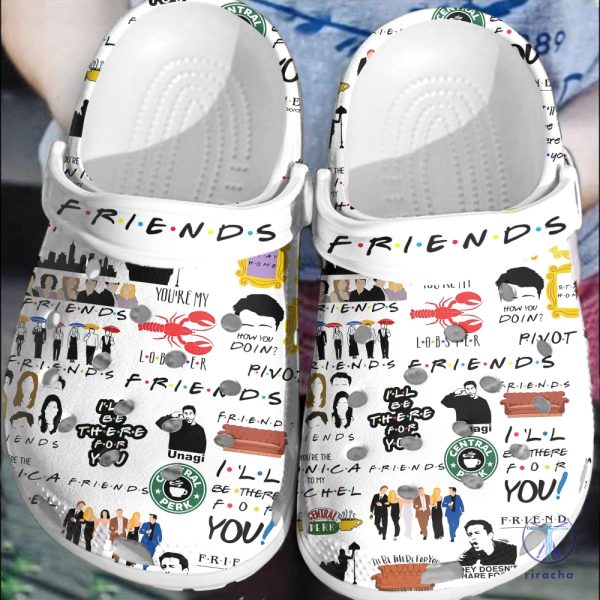 Friends Tv Show Crocs Crocband Clogs Footwear Gift For Mens Womens Unique riracha 1