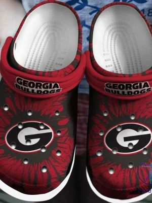 Georgia Bulldogs Football Crocs Crocband Clogs Footwear Gift For Fan Mens Womens Unique riracha 1 1