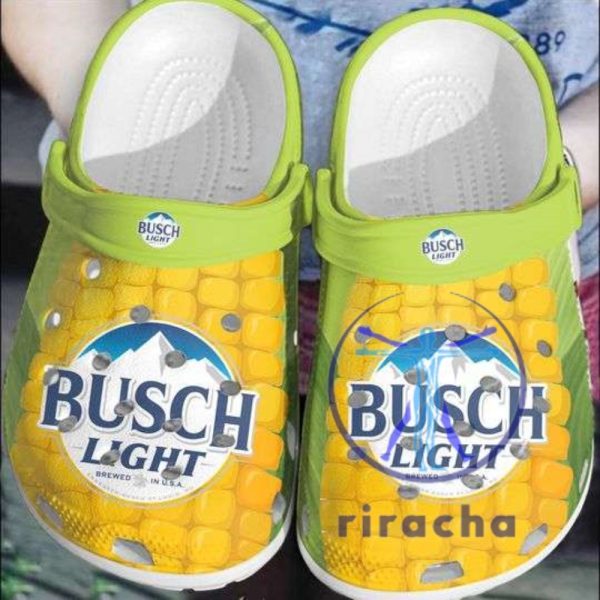 Busch Light Corn Beer Crocs Crocband Clog Shoes Footwear Gift For Fan Mens Womens Drinking Lover Unique riracha 1