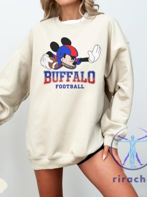 Disney Mickey Buffalo Bills Sweatshirt Hoodie Shirt Tee Gift For Fan Game Day Apparel Crewneck Sweater Unique riracha 1 1