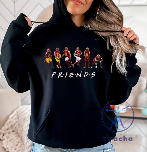 Washington Commanders Friends Tshirt Hoodie Sweatshirt Tee Gift For Fan Jayden Daniels Terry Mclaurin Brian Robinson Jr Tee Unique riracha 1