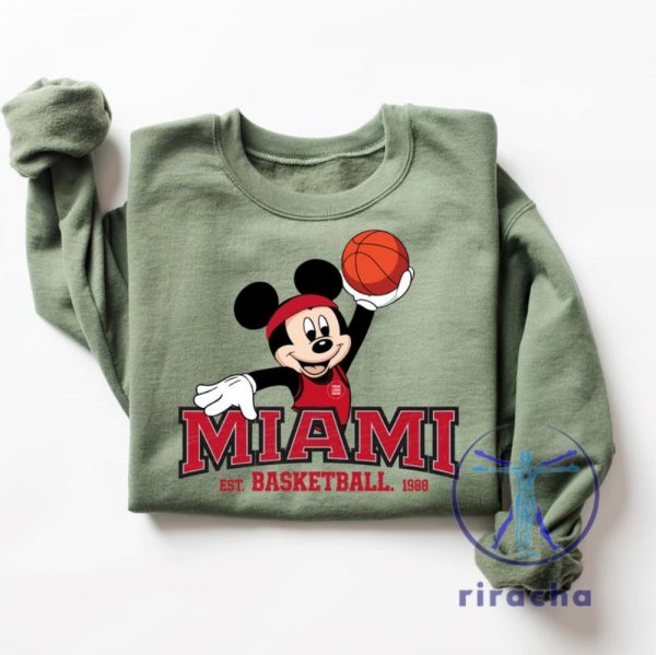 Mickey Miami Heat Sweatshirt Tshirt Hoodie Tee Gift Crewneck Pullover Hoodies Vintage Gifts For Fan Mens Womens Unique riracha 1 1