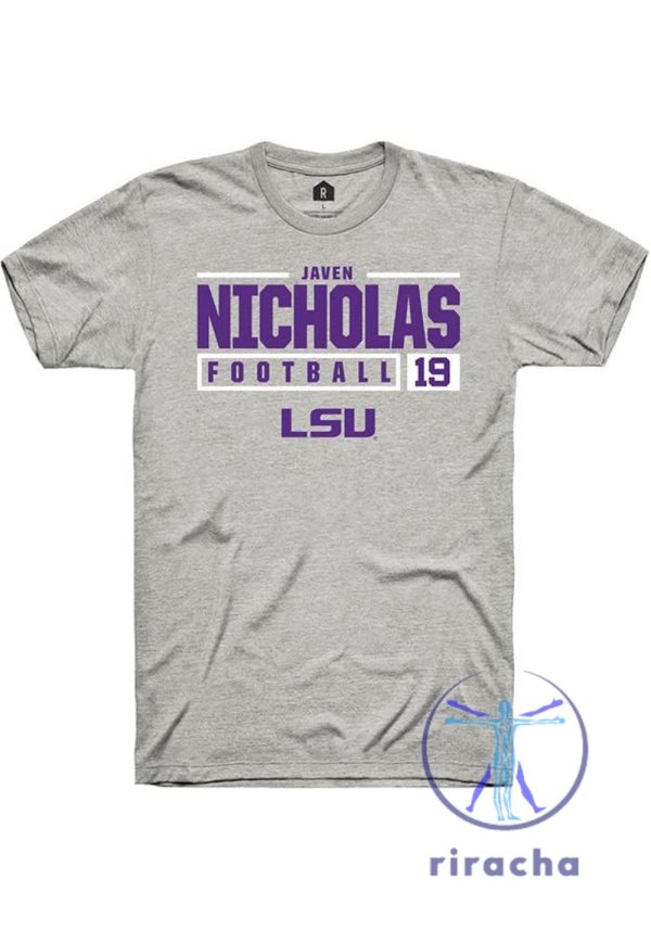 Javen Nicholas Lsu Tigers Tshirt Hoodie Sweatshirt Tee Gift For Fan Mens Womens Crewneck Pullover Hoodies Unique riracha 1