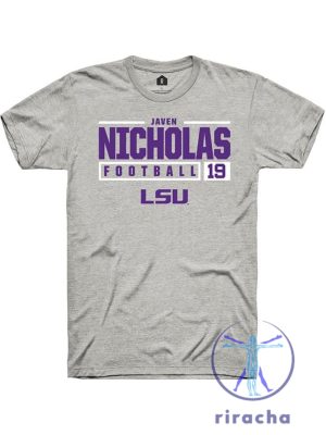 Javen Nicholas Lsu Tigers Tshirt Hoodie Sweatshirt Tee Gift For Fan Mens Womens Crewneck Pullover Hoodies Unique riracha 1 1