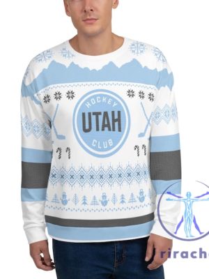 Utah Hockey Club Ugly Christmas Sweater 3D All Over Printed Tshirt Hoodie Sweatshirt Tee Gift For Fan Sweatshirt Unique riracha 1 1