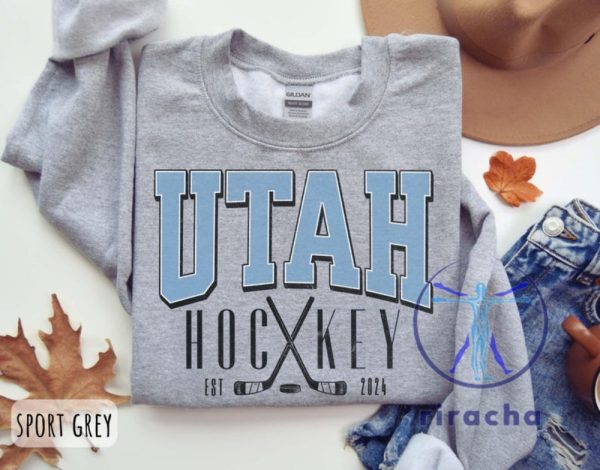 Vintage Utah Hockey Club Sweatshirt Tshirt Hoodies Tee Gift For Fan Mom Dad Ice Hockey Crewneck Salt Lake City Pullover Unique riracha 1 1