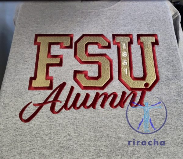 Fsu Alumni Embroidered Sweatshirt Tshirt Hoodie Tee Gift For Florida State Seminoles Fan Mens Womens Embroidery Crewneck Unique riracha 1