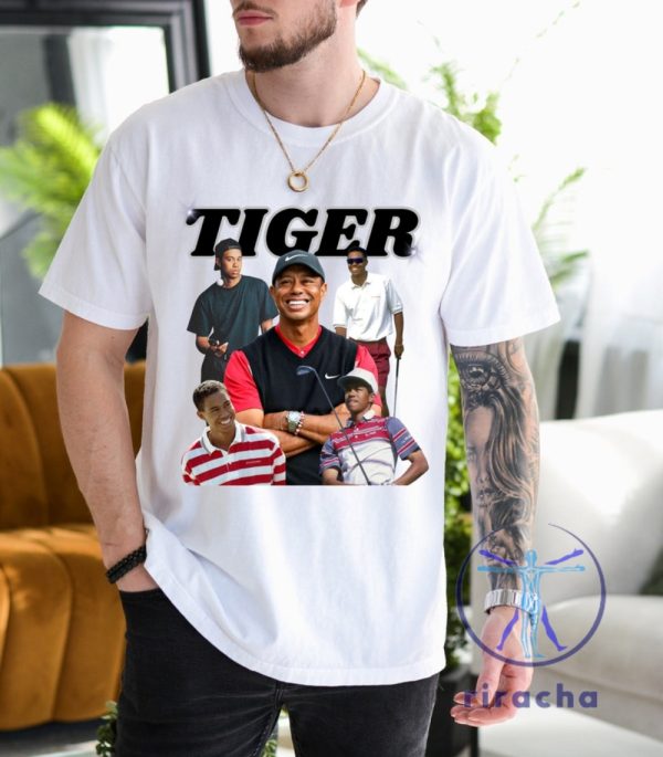 Tiger Woods Vintage T Shirt Sweater Hoodie Retro riracha 1