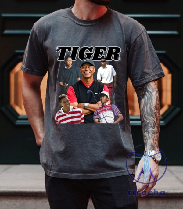 Tiger Woods Vintage T Shirt Sweater Hoodie Retro riracha 1 1