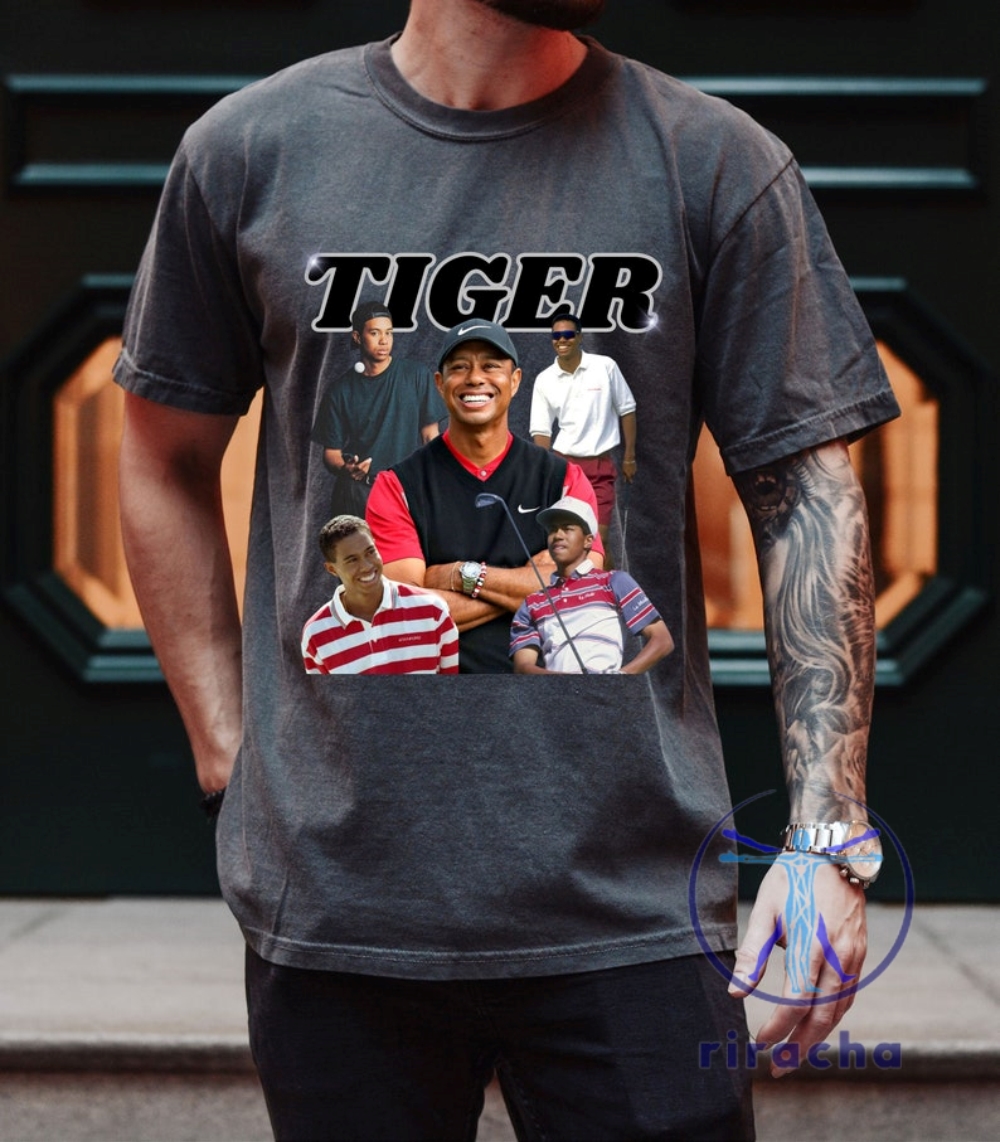 Tiger Woods Vintage T Shirt Sweater Hoodie Retro