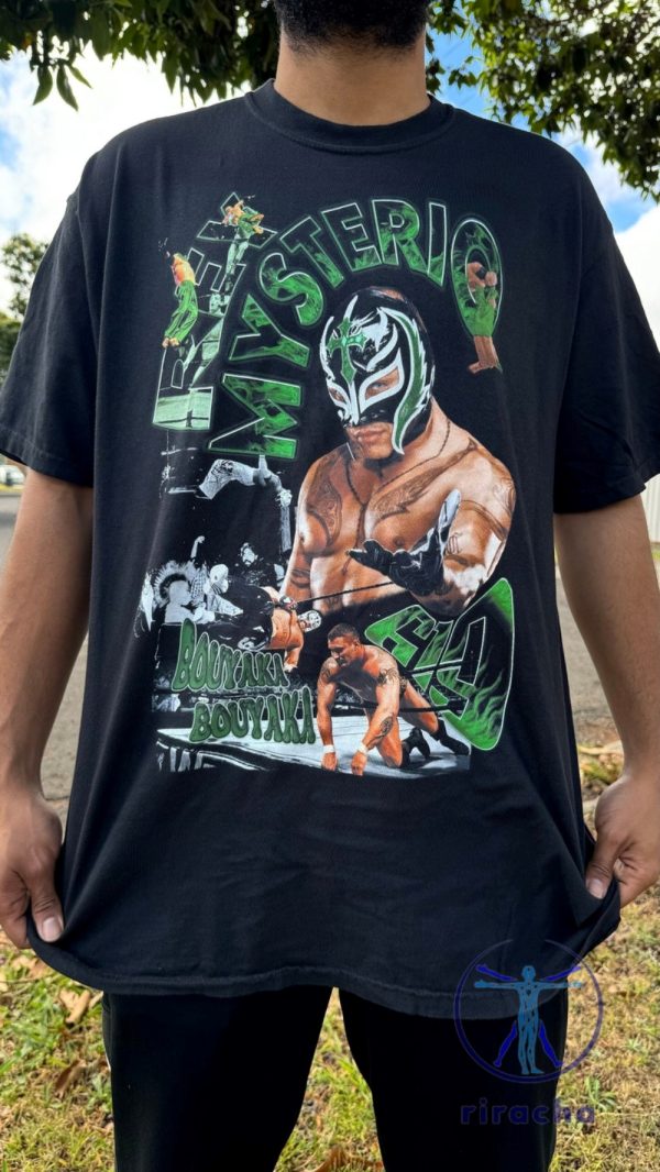 Wwe Rey Mysterio Rey M Tshirt Hoodie Sweatshirt Vintage Tee Gift For Fan Birthday Gifts Wrestling Shirts Unique riracha 1