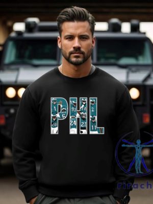 Phl Philadelphia Eagles Unisex Crewneck Sweatshirt Tshirt Hoodie Funny Tee Gift For Him Her Unique riracha 1 1