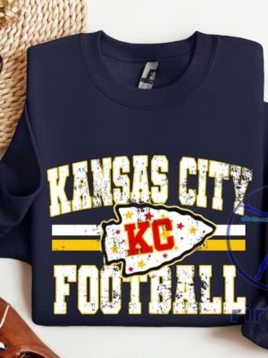 Vintage Kansas City Football Sweatshirt Tshirt Hoodie Tee Gift For Kansas City Chiefs Fan Trendy Crewneck Sweater Jersey Unique riracha 1 1