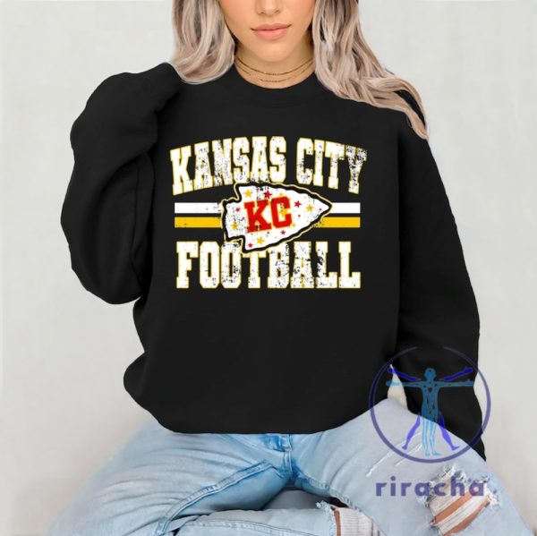 Vintage Kansas City Football Sweatshirt Tshirt Hoodie Tee Gift For Kansas City Chiefs Fan Trendy Crewneck Sweater Jersey Unique riracha 1 2