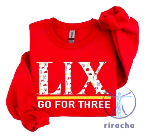 Kansas City Lix Sweatshirt Tshirt Hoodie Tee Gift For Fan Mens Womens Threepeat Kc Super Bowl Unique riracha 1